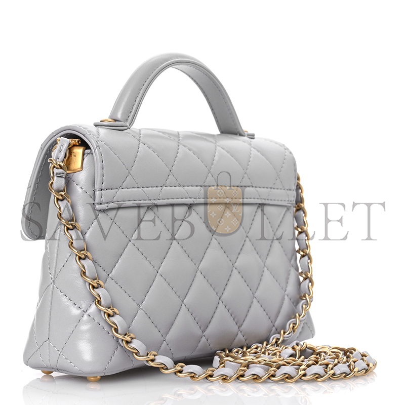 CHANEL KELLY BAG WITH TOP HANDLE AS5355 (22*11.5*6cm)